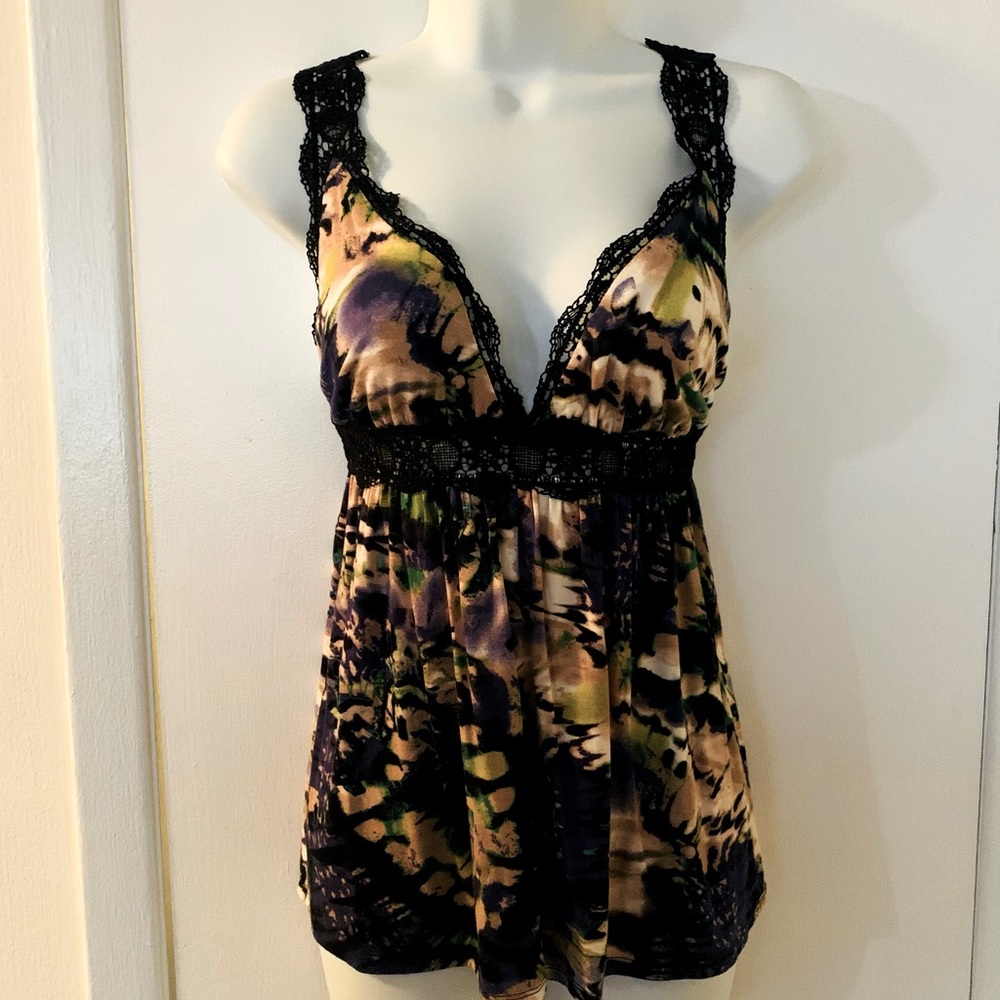 Peace by Lotta Stensson Tie Back Babydoll Blouse